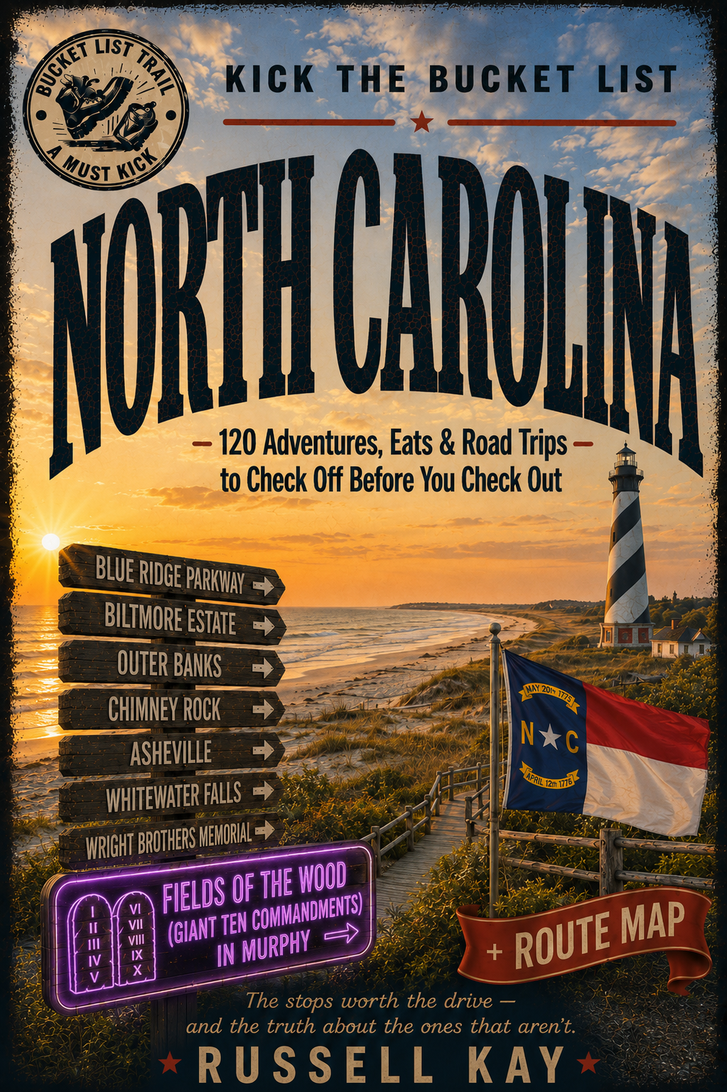 Kick the Bucket List: North Carolina cover