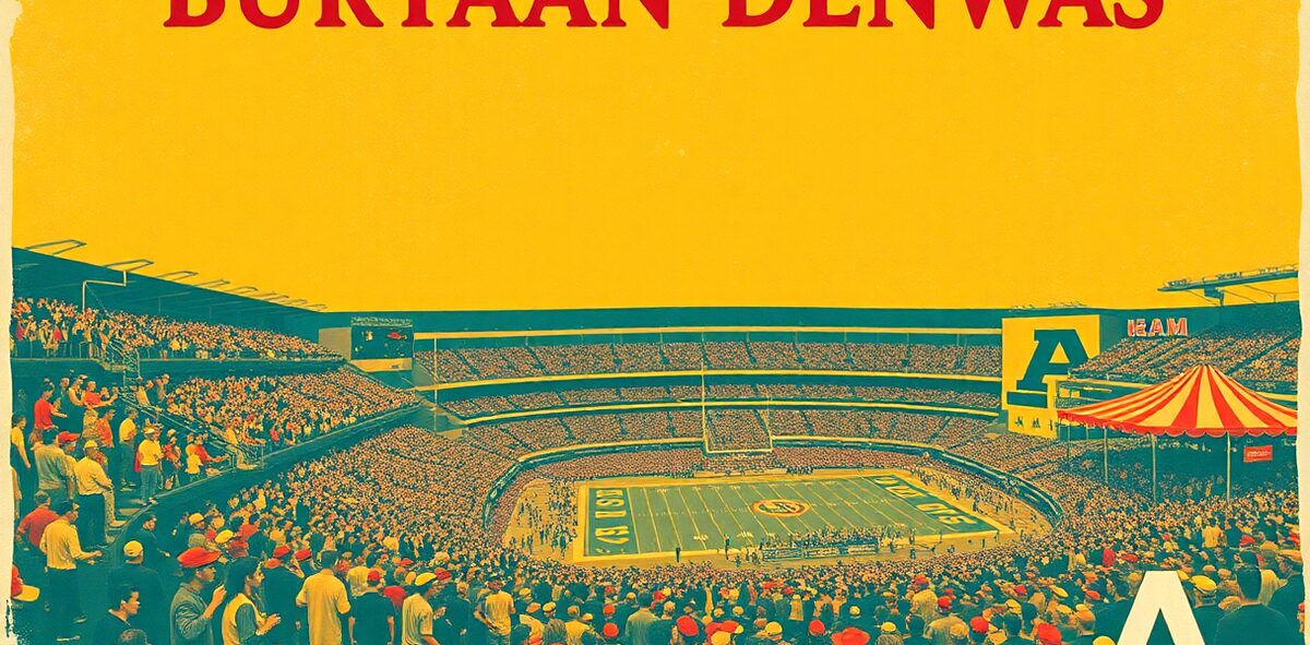 Illustrated featured image of Bryant-Denny / Jordan-Hare, Tuscaloosa or Auburn, Alabama — a Kick-It Pick