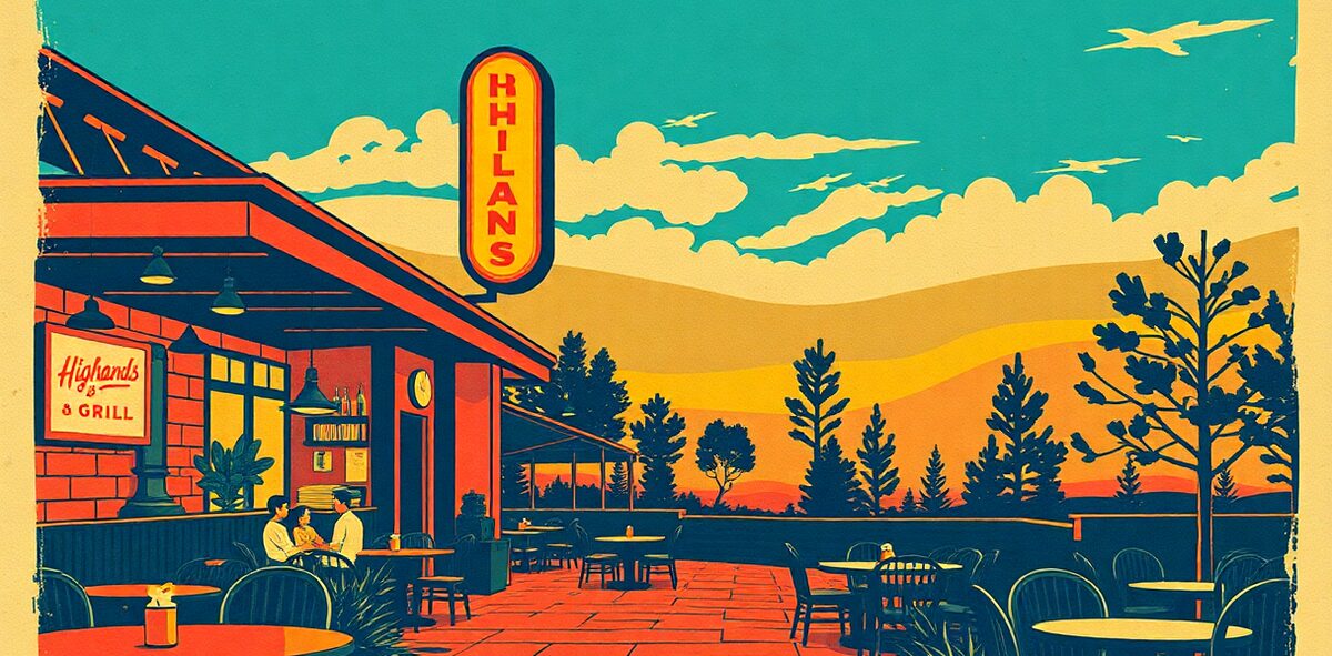 Illustrated featured image of Highlands Bar & Grill, Birmingham, Alabama — a Kick-It Pick