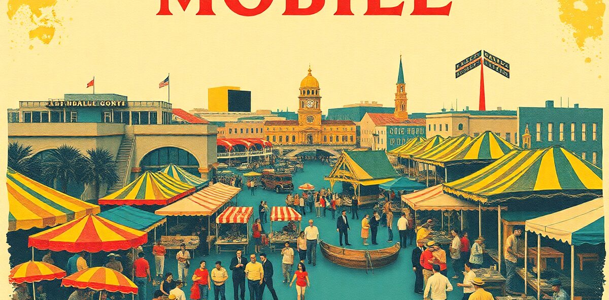 Illustrated featured image of Mobile, Mobile, Alabama — a Kick-It Pick