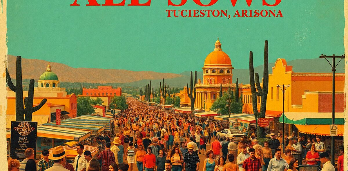 Illustrated featured image of All Souls Procession, Tucson, Arizona — a Kick-It Pick