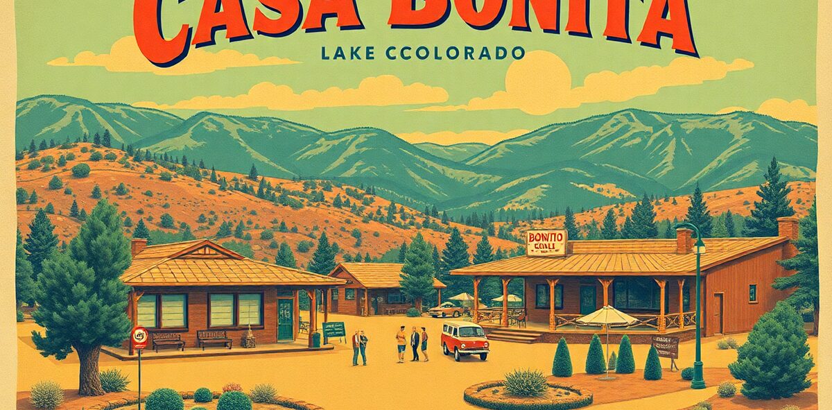 Illustrated featured image of Casa Bonita, Lakewood, Colorado — a Kick-It Pick