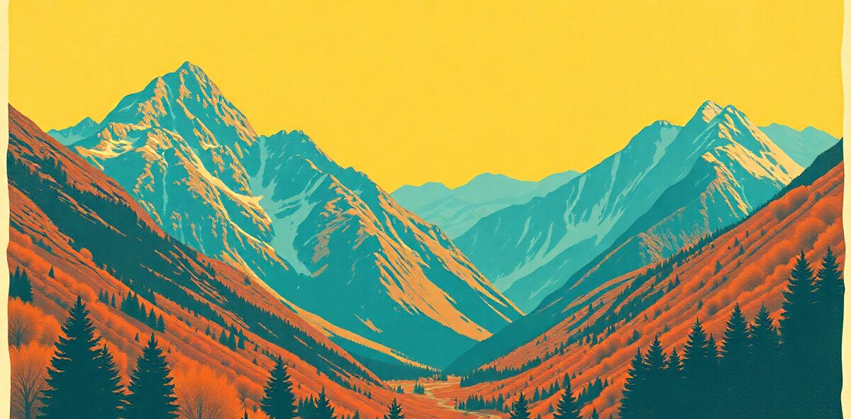 Illustrated featured image of Maroon Bells, Maroon Bells, Colorado — a Kick-It Pick