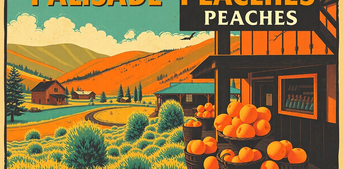Illustrated featured image of Palisade Peaches, Palisade, Colorado — a Kick-It Pick