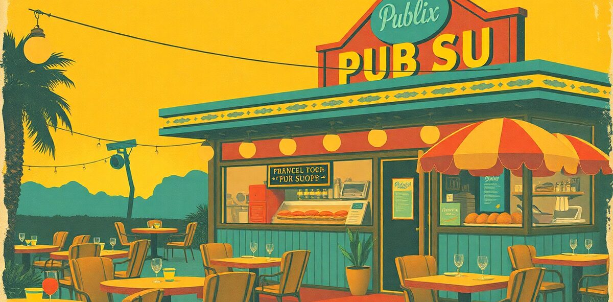 Illustrated featured image of A Publix Pub Sub, statewide, Florida — a Kick-It Pick