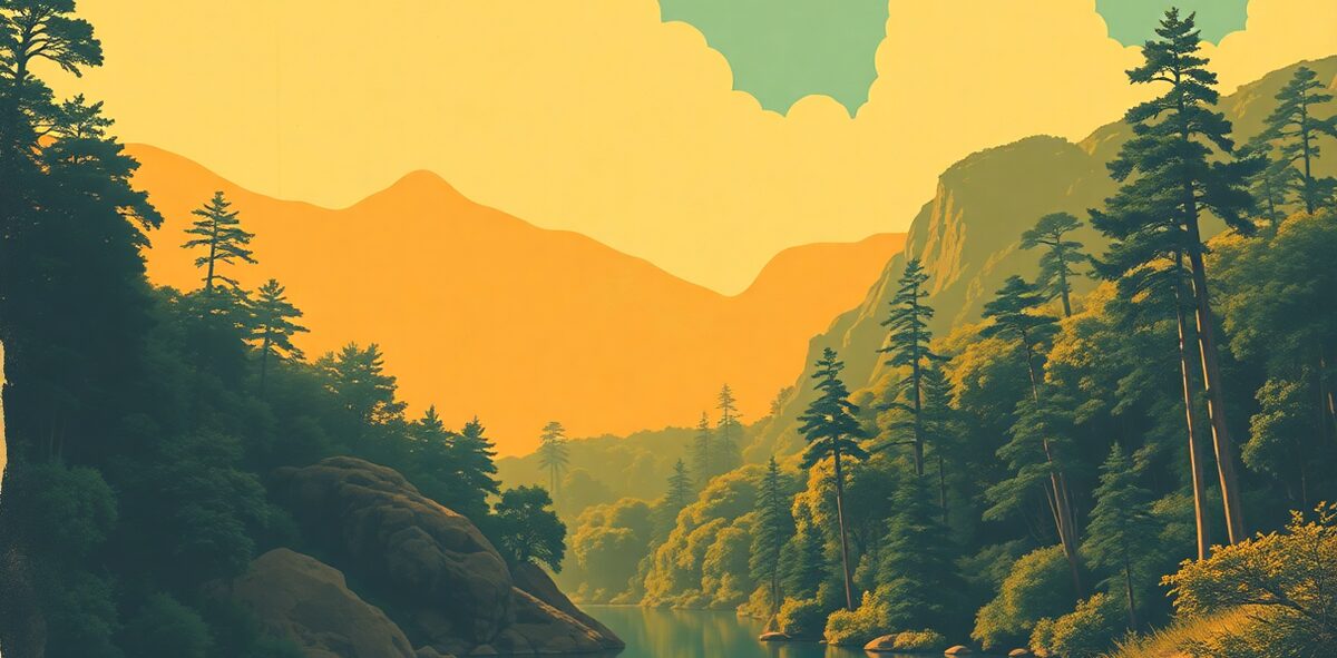 Illustrated featured image of Silver Springs State Park, Silver Springs, Florida — a Kick-It Pick