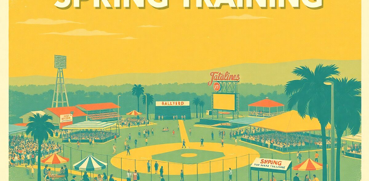 Illustrated featured image of Spring Training / the Grapefruit League, Statewide, Florida — a Kick-It Pick