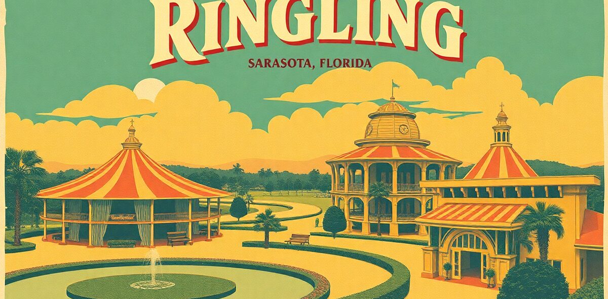 Illustrated featured image of The Ringling, Sarasota, Florida — a Kick-It Pick