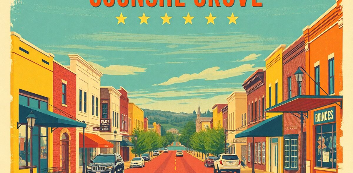 Illustrated featured image of Council Grove, Council Grove, Kansas — a Kick-It Pick