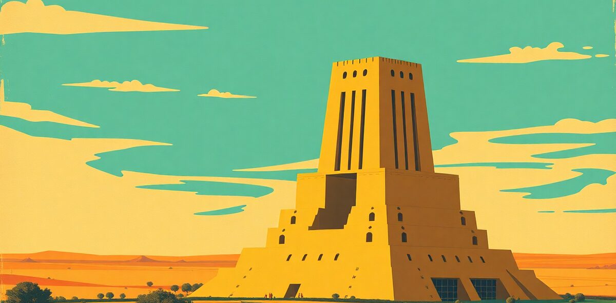 Illustrated featured image of Keeper of the Plains, Wichita, Kansas — a Kick-It Pick