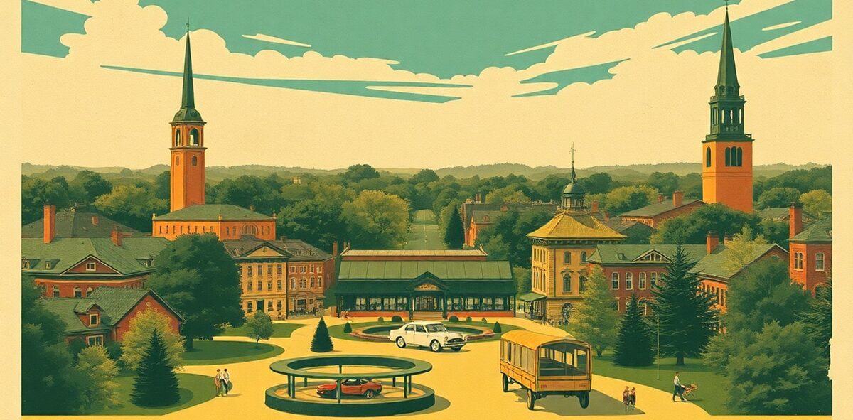 Illustrated featured image of The Henry Ford & Greenfield Village, Dearborn, Michigan — a Kick-It Pick