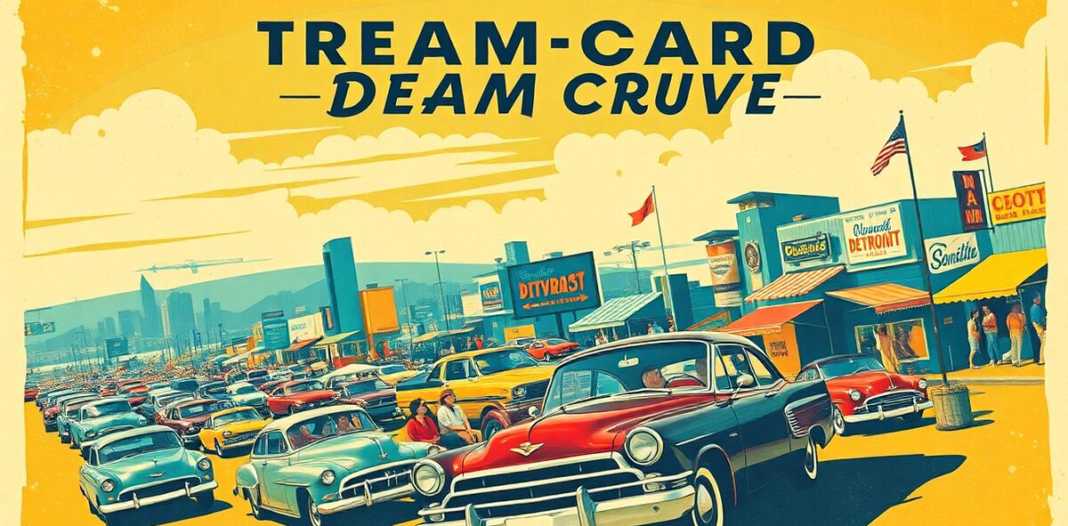 Illustrated featured image of Woodward Dream Cruise, metro Detroit, the Woodward Dream Cruise, Michigan — a Kick-It Pick
