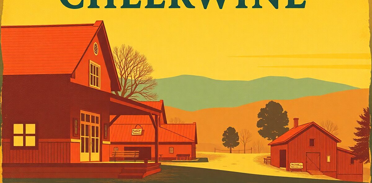 Illustrated featured image of Cheerwine, Salisbury, North Carolina — a Kick-It Pick