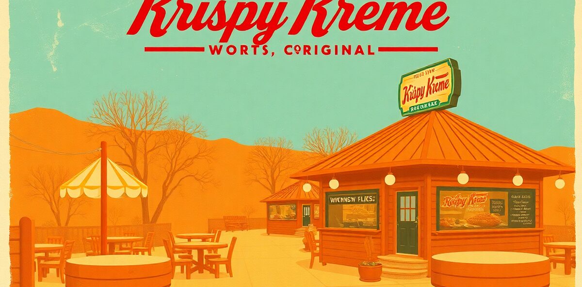 Illustrated featured image of Krispy Kreme (the original), Winston-Salem, North Carolina — a Kick-It Pick