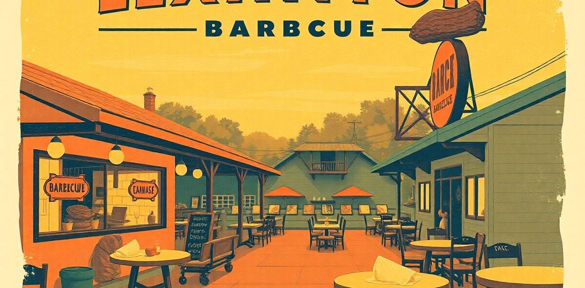 Illustrated featured image of Lexington Barbecue, Lexington, North Carolina — a Kick-It Pick