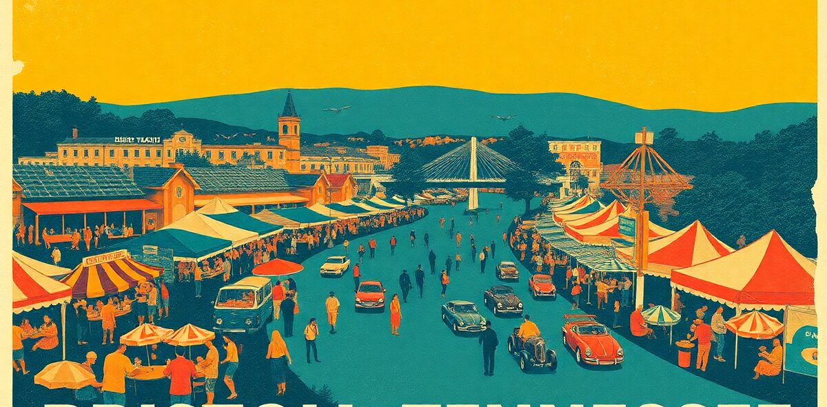 Illustrated featured image of Bristol Night Race, Bristol, Tennessee — a Kick-It Pick