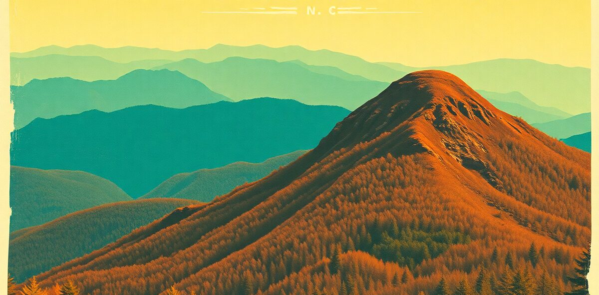Illustrated featured image of Clingmans Dome / Kuwohi, Great Smoky Mountains, Tennessee — a Kick-It Pick