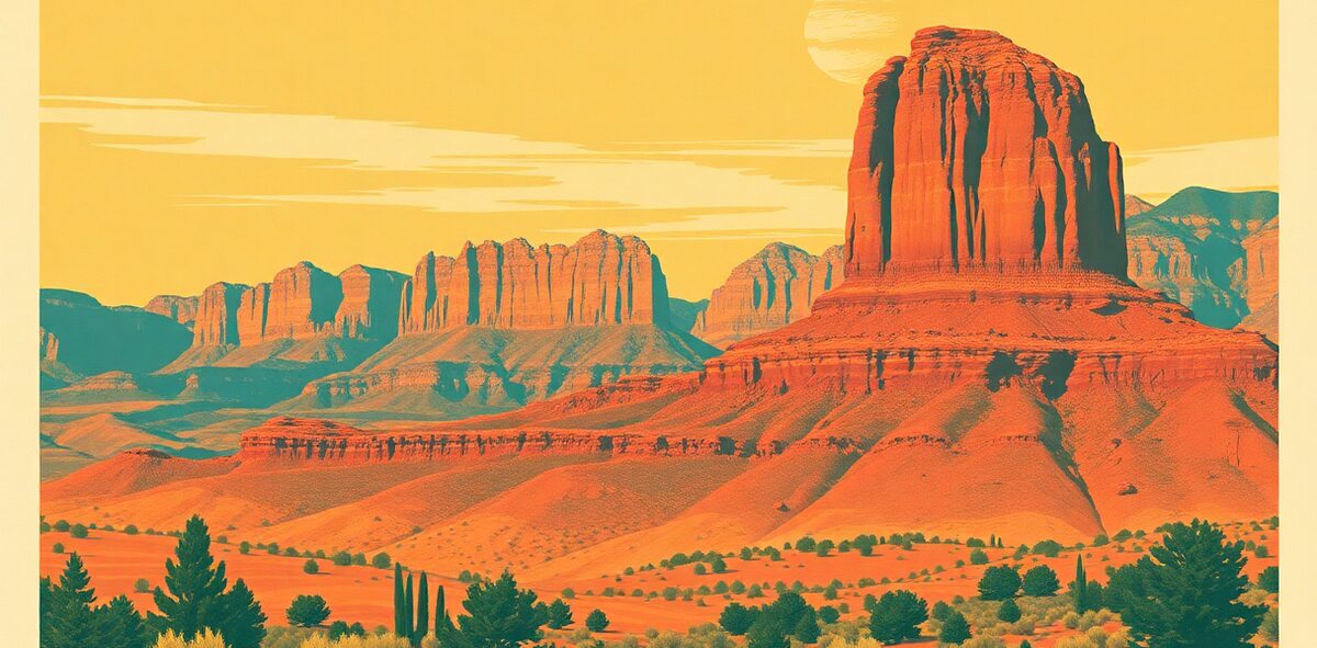 Illustrated featured image of Capitol Reef National Park, Capitol Reef, Utah — a Kick-It Pick