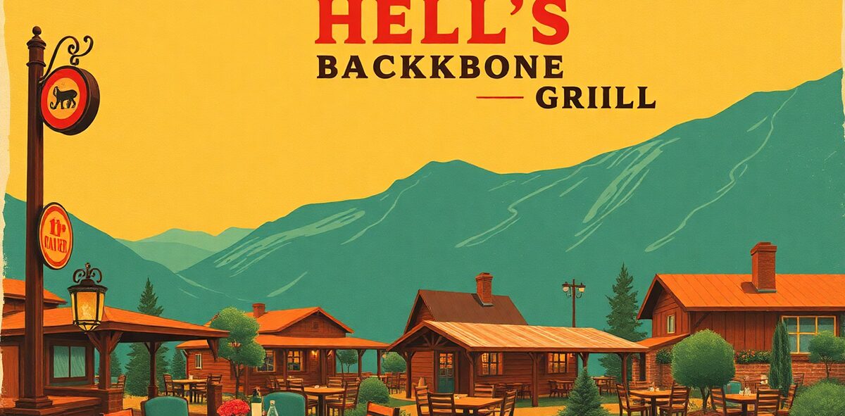 Illustrated featured image of Hell's Backbone Grill, Boulder, Utah — a Kick-It Pick