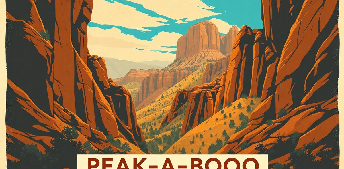 Illustrated featured image of Peek-a-Boo & Spooky Gulch, Escalante, Utah — a Kick-It Pick