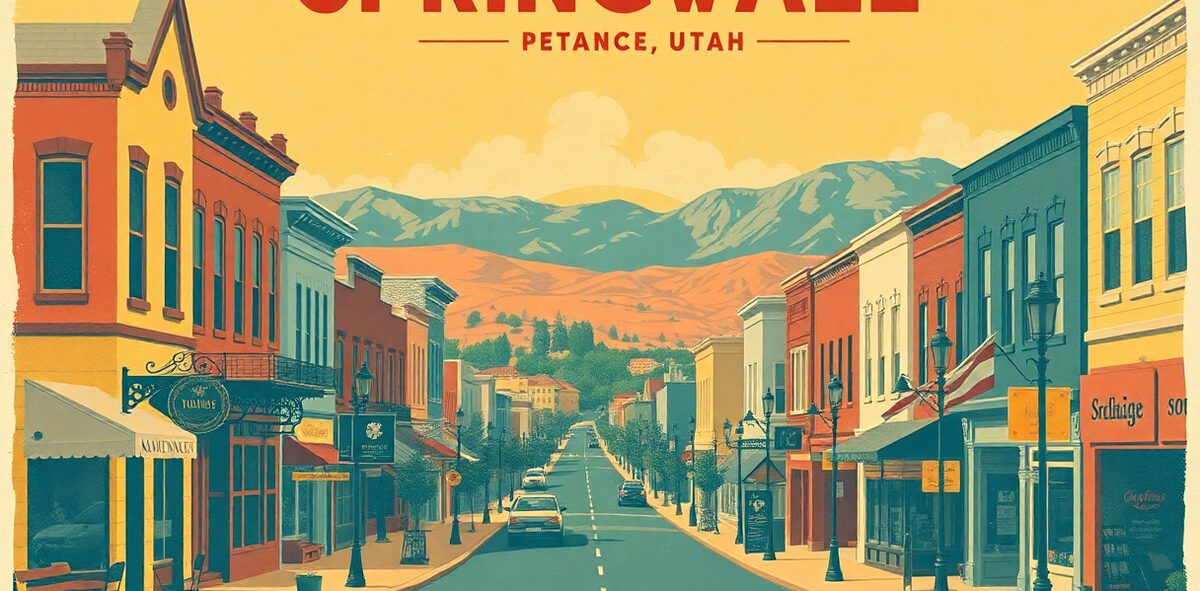 Illustrated featured image of Springdale, Springdale, Utah — a Kick-It Pick