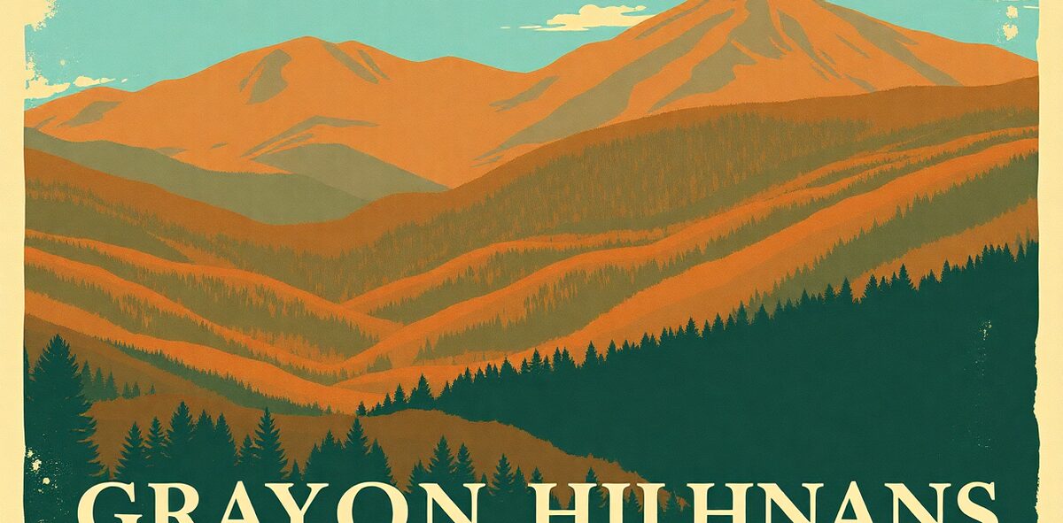 Illustrated featured image of Grayson Highlands State Park & Mount Rogers, Mouth of Wilson, Virginia — a Kick-It Pick