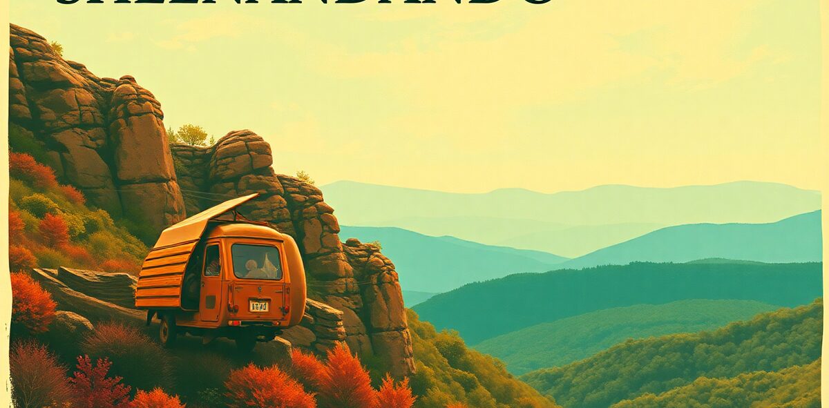 Illustrated featured image of Shenandoah National Park & Skyline Drive, Shenandoah National Park, Virginia — a Kick-It Pick