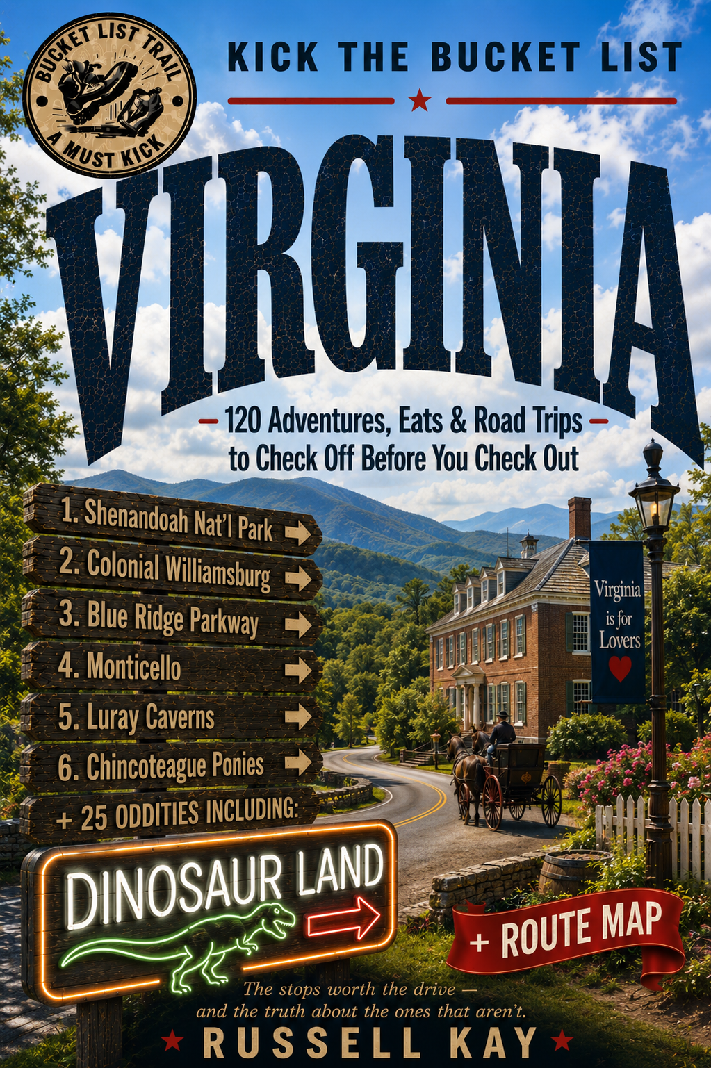 Kick the Bucket List: Virginia cover